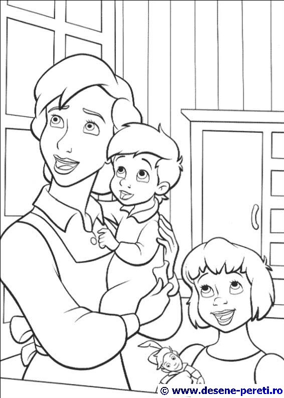 peter pan desene colorat
